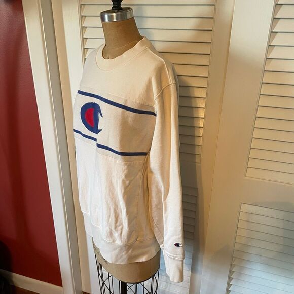 CHAMPION | vintage reverse weave logo crewneck pullover sweatshirt XL - Picture 6 of 10